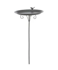 Baignoire Oiseaux Fixer-métal 1.8l/35cm Gris