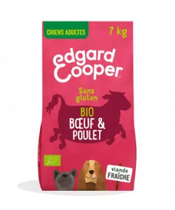 CROQUETTE BOEUF BIO 7KG Edgar&cooper
