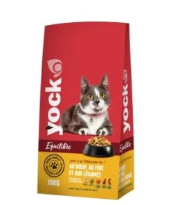 Croquette Yock Equi Chat Boeuf/foie 10kg