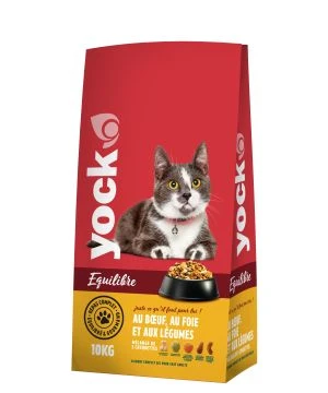 Croquette Yock Equi Chat Boeuf/foie 10kg 1 Croquette Yock Equi Chat Boeuf/foie 10kg