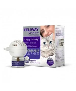 /Diffuseur Feliway Optimum + Recharge 1 /Diffuseur Feliway Optimum + Recharge