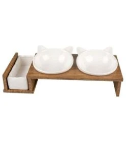 Dinner Set Stone Up Kitty Face 250ml+350ml