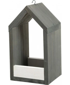 /Mangeoire Bois Oslo Blanc 15mm 1 /Mangeoire Bois Oslo Blanc 15mm